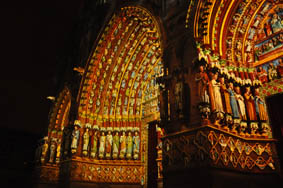cathédrale d'Amiens spectacle nocturne