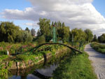 passerelle sur le chemin de hallage vers Amiens